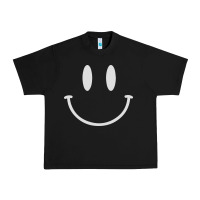 Black smily Urban Heavy Tee - linhVisuals