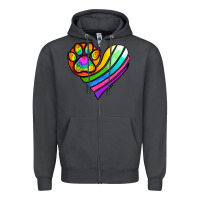 Smoke Pride Heart Zipper Hoodie - Jasminsmagicworld