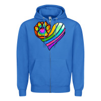 True Royal Pride Heart Zipper Hoodie - Jasminsmagicworld
