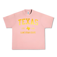 Salmon texas Urban Heavy Tee - linhVisuals