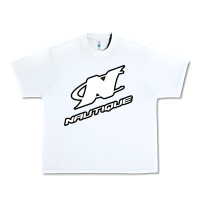 White Nautique Boats Urban Heavy Tee - linhVisuals