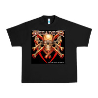 Black Megadeath Chains Urban Heavy Tee - linhVisuals