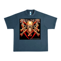 Midnight Navy Megadeath Chains Urban Heavy Tee - linhVisuals