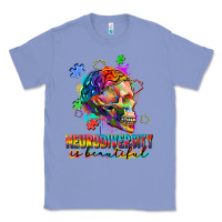 Colony Blue Neurodiversity is beautiful Classic Tee - FaDigitalArtStudio