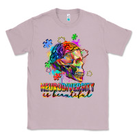 Lilac Neurodiversity is beautiful Classic Tee - FaDigitalArtStudio