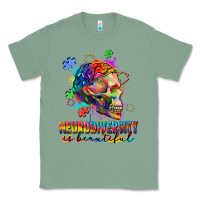 Sage Neurodiversity is beautiful Classic Tee - FaDigitalArtStudio