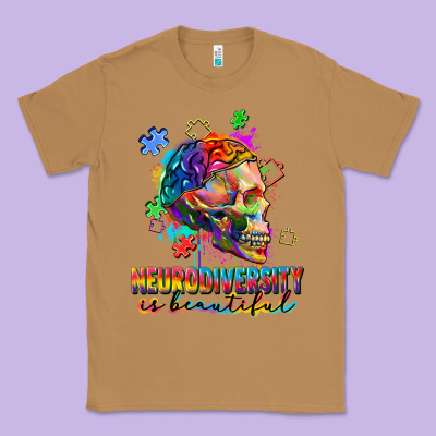 Neurodiversity Is Beautiful Classic Tee Designed By Fadigitalartstudio