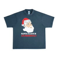 Midnight Navy santa claus is cumming dirty humor Urban Heavy Tee - linhVisuals
