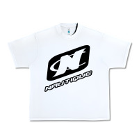 White Nautique Boats Urban Heavy Tee - linhVisuals