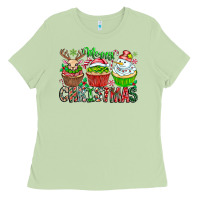 Matcha Merry Christmas Ladies Tee - CowhideDigitalArt