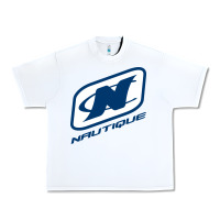 White Nautique Boats Urban Heavy Tee - linhVisuals