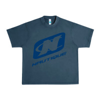 Midnight Navy Nautique Boats Urban Heavy Tee - linhVisuals