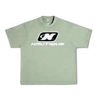 Oil Green Nautique Boats Urban Heavy Tee - linhVisuals