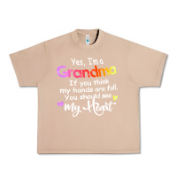 Burro grandma t  shirt yes i'm grandma if you think my hands are full t  shi Urban Heavy Tee - linhVisuals