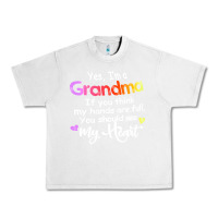 Lunar Rock grandma t  shirt yes i'm grandma if you think my hands are full t  shi Urban Heavy Tee - linhVisuals