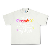 Pistachio grandma t  shirt yes i'm grandma if you think my hands are full t  shi Urban Heavy Tee - linhVisuals