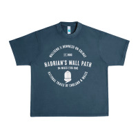Midnight Navy hadrians wall path england wales hikes tank top Urban Heavy Tee - linhVisuals