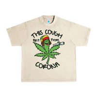 Sandshell Funny Weed Leaf Urban Heavy Tee - linhVisuals