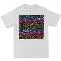Dove Grey neon glitter safari seamless pattern Premium Tee - BundleAndBundleShop