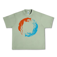 Oil Green spirit of the north Urban Heavy Tee - linhVisuals