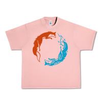 Salmon spirit of the north Urban Heavy Tee - linhVisuals