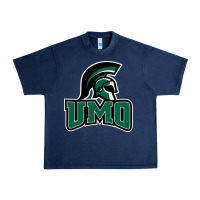 Navy university of mount olive trojan Urban Heavy Tee - linhVisuals