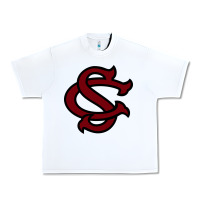 White usc baseball Urban Heavy Tee - linhVisuals