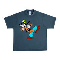 Midnight Navy goofy Urban Heavy Tee - linhVisuals