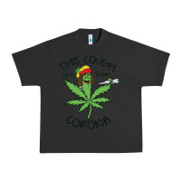 Pigment Black Funny Weed Leaf Urban Heavy Tee - linhVisuals
