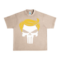 French Oak trump skull Urban Heavy Tee - linhVisuals