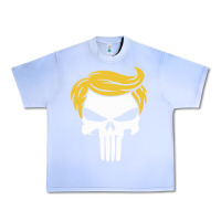 Grape Ice trump skull Urban Heavy Tee - linhVisuals