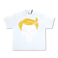 White trump skull Urban Heavy Tee - linhVisuals