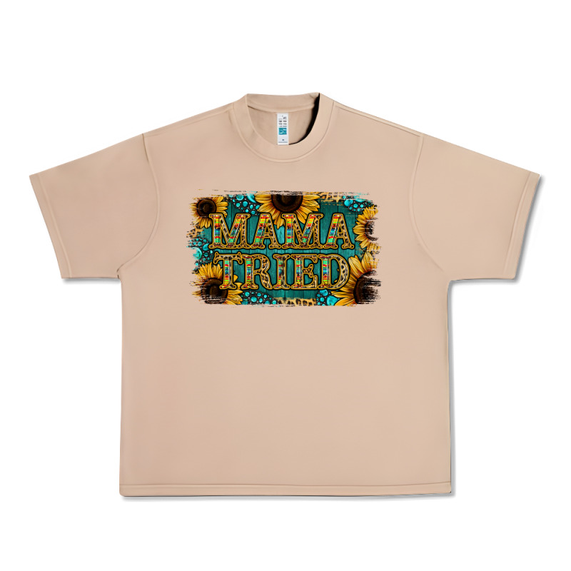 Sunflower Serappe Turquoise Gemstone Mama Tried Urban Heavy Tee by Jasminsmagicworld | Teevron