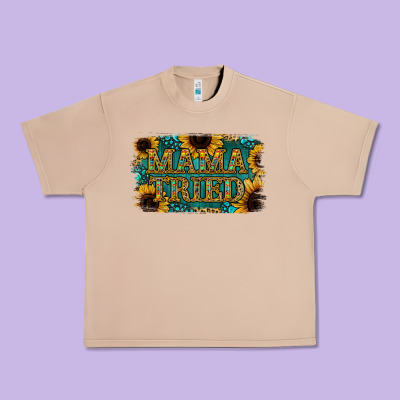 Sunflower Serappe Turquoise Gemstone Mama Tried Urban Heavy Tee Designed By Jasminsmagicworld