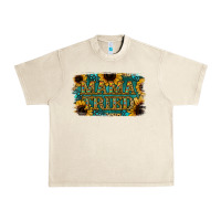 Sandshell Sunflower Serappe Turquoise Gemstone Mama Tried Urban Heavy Tee - Jasminsmagicworld