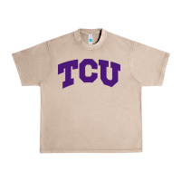 French Oak Texas Christian University Urban Heavy Tee - linhVisuals