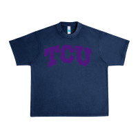 Navy Texas Christian University Urban Heavy Tee - linhVisuals