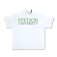 White Stetson University Urban Heavy Tee - linhVisuals