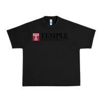 Black Temple University Urban Heavy Tee - linhVisuals