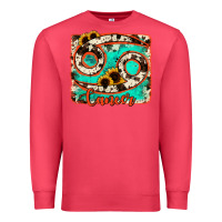 Cardinal cancer turquoise cowhide Premium Sweatshirt - RanaPortraitStore