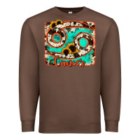 Chestnut cancer turquoise cowhide Premium Sweatshirt - RanaPortraitStore