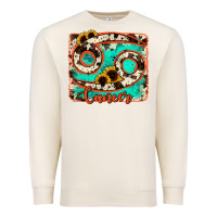 Sandshell cancer turquoise cowhide Premium Sweatshirt - RanaPortraitStore