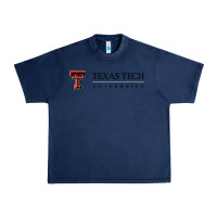 Navy Texas Tech University Urban Heavy Tee - linhVisuals