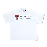 White Texas Tech University Urban Heavy Tee - linhVisuals