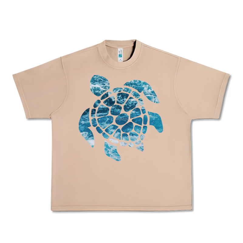 Ocean Sea Turtle Urban Heavy Tee by linhVisuals | Teevron