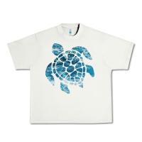 Pistachio ocean sea turtle Urban Heavy Tee - linhVisuals