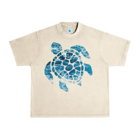 Sandshell ocean sea turtle Urban Heavy Tee - linhVisuals