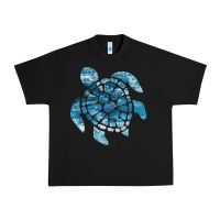 Black ocean sea turtle Urban Heavy Tee - linhVisuals