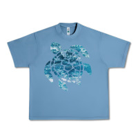 Pebble Blue ocean sea turtle Urban Heavy Tee - linhVisuals