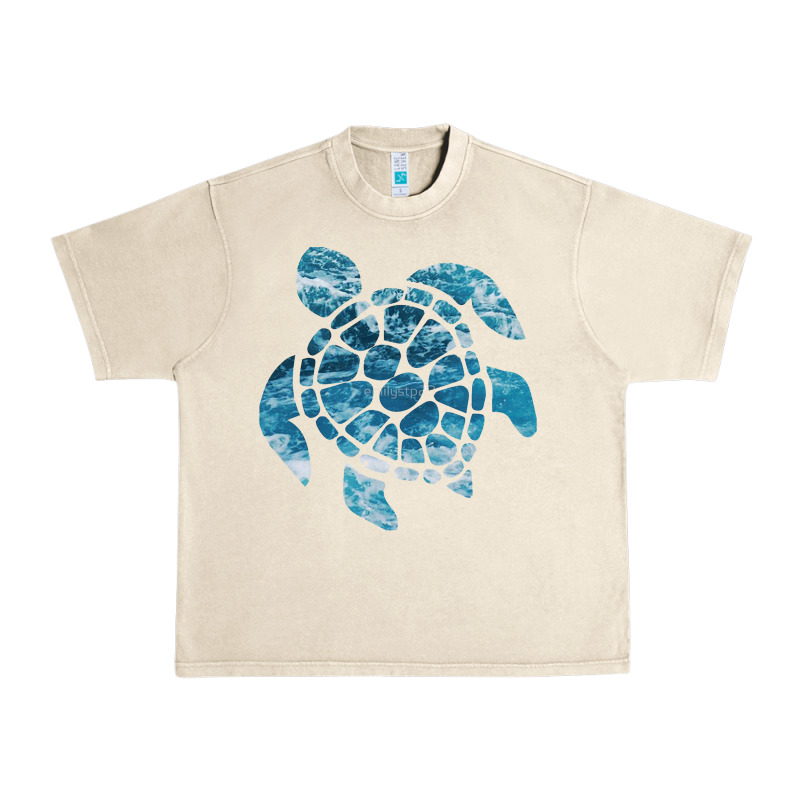 Ocean Sea Turtle Urban Heavy Tee by linhVisuals | Teevron